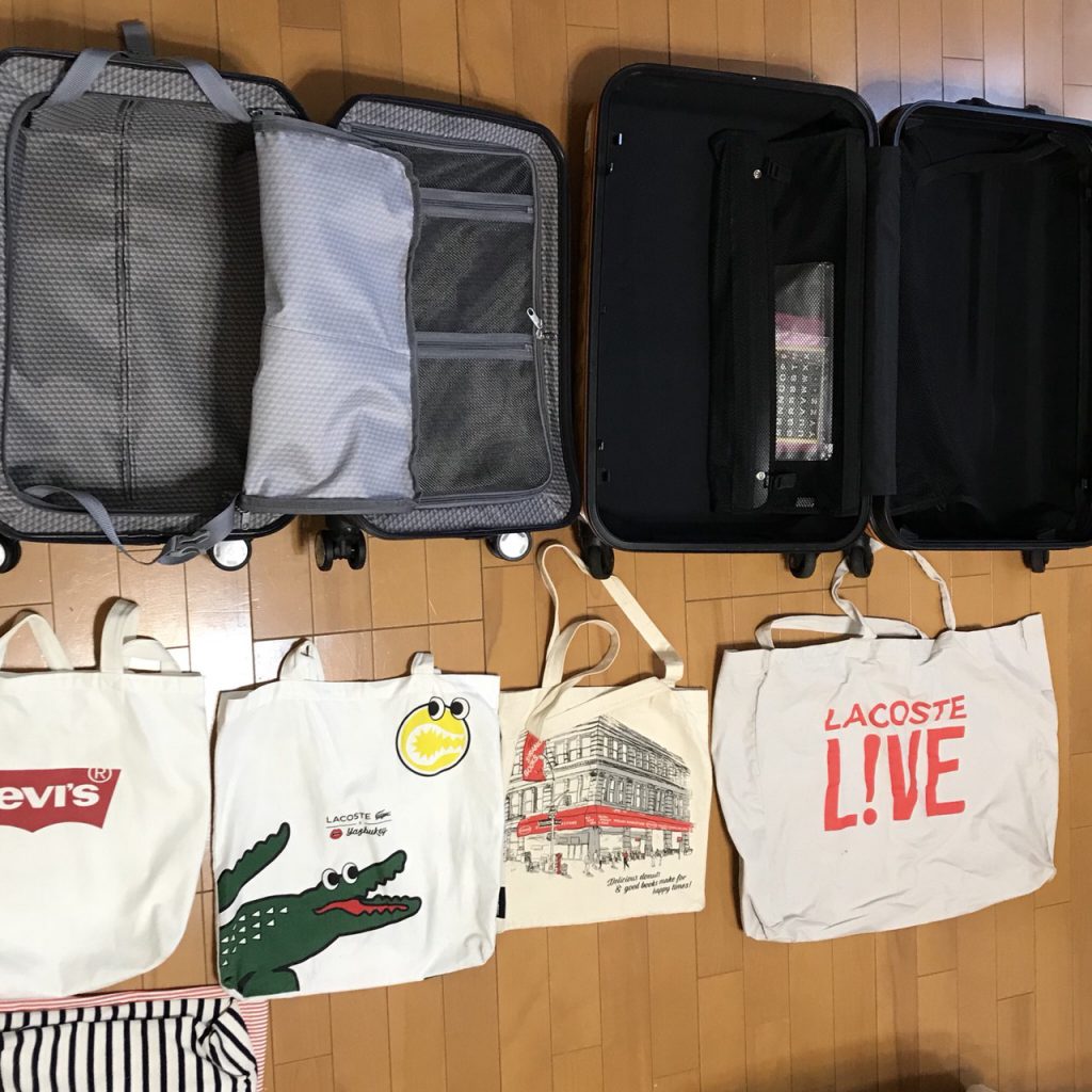 アメリカ10日間旅行に持っていくもの 旅だいせい